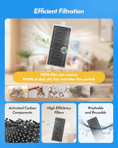 X9 Pro Omni Accessories for ECOVACS DEEBOT T80S Omni/X9 Pro Omni/S16 Plus - color: X9 Blue