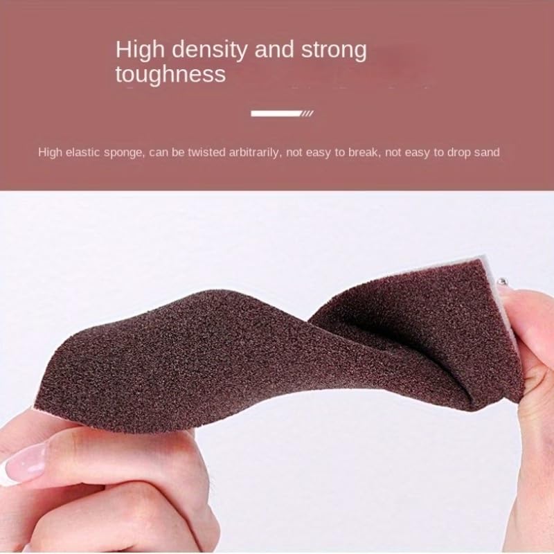 10-Pack Diamond Scouring Sponges - Heavy Duty Scrub Pads for Pots, Pans, Dishes, Rust & Tough Stains | Dual-Sided Abrasive Surface & Ergonomic Grip | Kitchen & Household Cleaning
