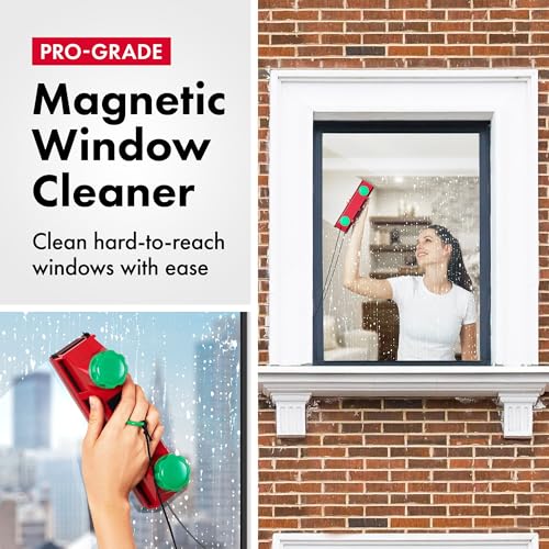 Tyroler The Glider D-4 Magnetic Window Cleaner Tool Fits Windows 0.08"-1.6"
