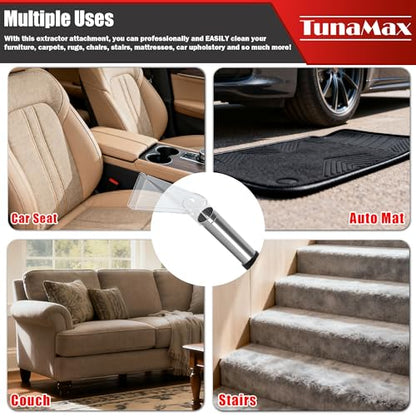 TunaMax Universal Work with All Wet Shop Vacs Clear Extractor Attachment - size: Small