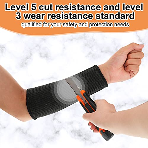 Neer 4 Pair Protective Arm Sleeves Cover,7.9 Inch,Black,Gray - color: Black, Gray, size: 7.9 Inch