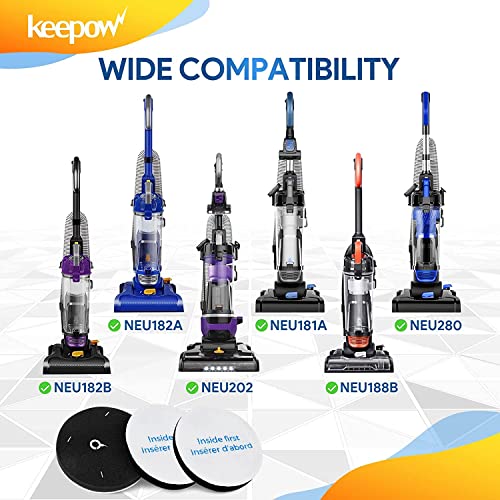 KEEPOW Vacuum Filter Replacement Compatible With Eureka Vacuum Filters - color: 6 Pack