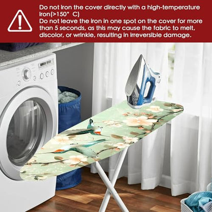 Nuxovilar Hummingbird Blossom Ironing Board Cover 18x49 Polyester - color: Yfw03543, size: 18×49 inch