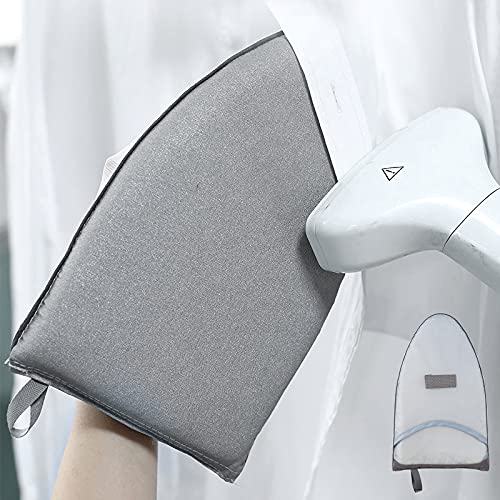 Garment Steamer Ironing Gloves Anti Steam Glove Heat Resistant Garment Steamer Mitt, Garment Steam Accessories for Clothes - color: Grey