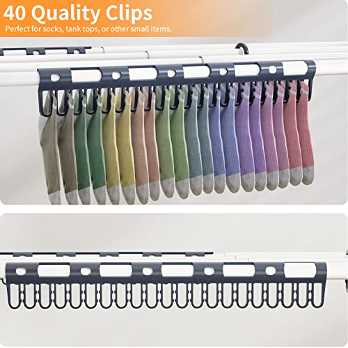 Foldable Drying Rack Clothing Clothes Drying Rack White-1pack - color: White