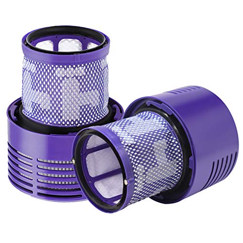 2 Pack V10 Vacuum Filter Replacement Compatible for Dyson V10 Cyclone Series, V10 Animal, V10 Absolute, V10 Total Clean, SV12, Part No. 969082-01 - size: 2V10