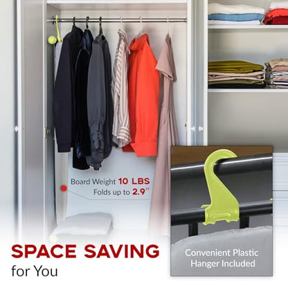 Ironing Board Full Size 54x14, RAINHOL Gray Height Adjustable Iron Board - color: Gray, size: 54"L x 14"W