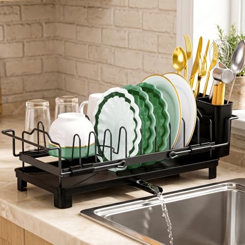 masadi Small Dish Drying Rack, Compact Dish Drainer for Kitchen Counter - size: Counter (Small)