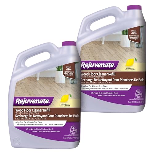 Rejuvenate Wood Floor Cleaner Refill 1 Gal, Lemon Scent, 2 Pack - size: 128 Fl Oz (Pack of 2)