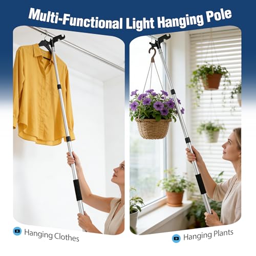 15FT Window Cleaning Kit, 3-8FT Telescoping Extension Pole - size: 3-8ft