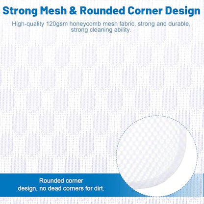 6-Pack Durable Honeycomb Mesh Laundry Bags for Delicates, 12 x 16 Inches - color: 120gsm Honeycomb Mesh, size: 6 Medium
