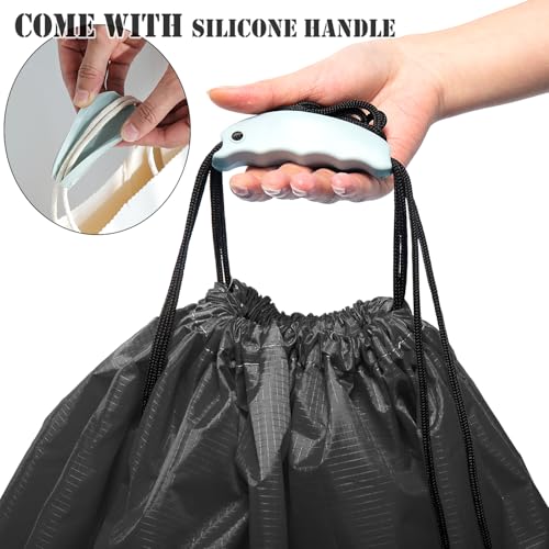 Extra Large Laundry Bag 55"x43.3" + Silicone Tote Handle, Heavy Duty Oxford Fabric Dirty Clothes Travel Drawstring Bags Storage Sack, Easy fit Laundry Hamper or Basket (Machine Washable, Black) - color: 1 Black
