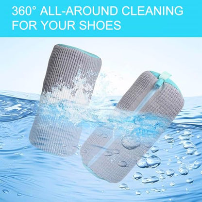 2PCS Laundry Shoe Bags for Washing Machine (Gray) - color: Gray
