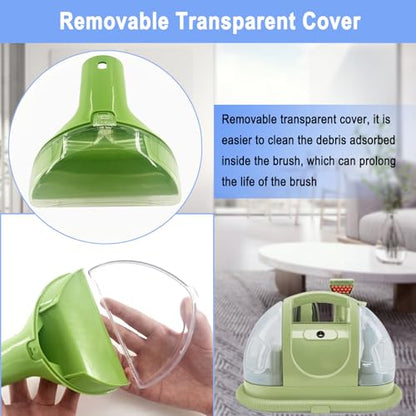 Upgraded 1400B Little Green 5.3" Detachable Tough Stain Brush Tool Replacement for Bissell Little-Green Upright &Portable Carpet Cleaners for 1400B 4075 3860 1425 2458 3194 3353 Series,1+3 Brush,Green - color: (1+3)-green