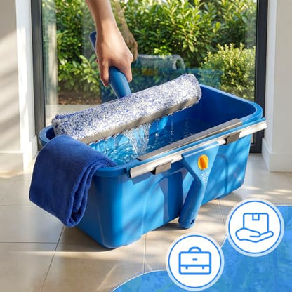 Window Cleaning Washing Kit with 3 Gallon Bucket,Classic