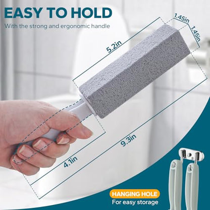 Emycool Pumice Stone Toilet Bowl Cleaner, 14 Pack Toilet Pumice Stone with Handle for Toilet Cleaning, Bathtubs, Sinks, Swimming Pools, Grills - color: 14 Pack