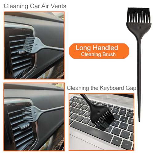 10pcs Mini Cleaning Brush Kit, Nylon Brushes, Razor Shaver Brush