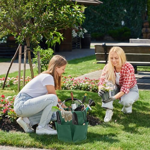 Multifunctional Folding Basket with Handles: Portable Picnic Baskets, Outdoor Beach Baskets, Garden Picking Baskets, Gift Baskets, Collapsible Bathroom Storage Baskets (Green) - color: Green