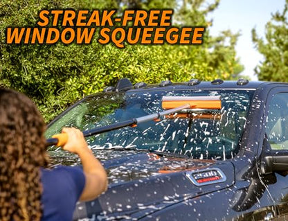 Car & RV Wash Brush Kit with 48-144״ Long Extendable Handle