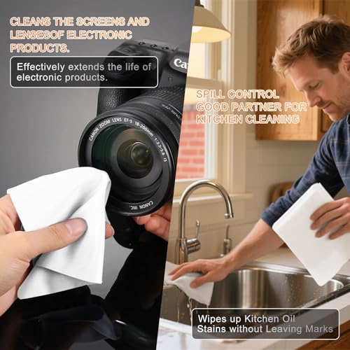 Microfiber Cloths 9"x9"(100 Pcs,180GSM) - size: 9" x 9" (Pack of 100)