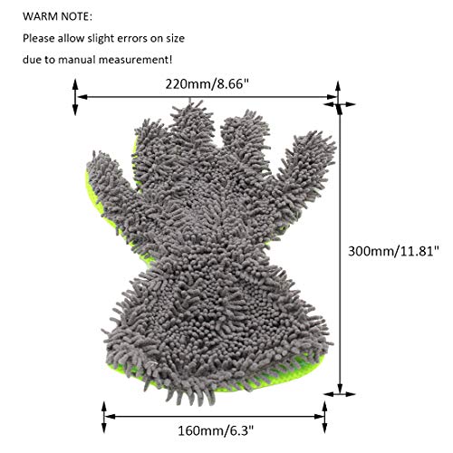 BokWin 2-Pack Car Wash Mitt - color: Grey