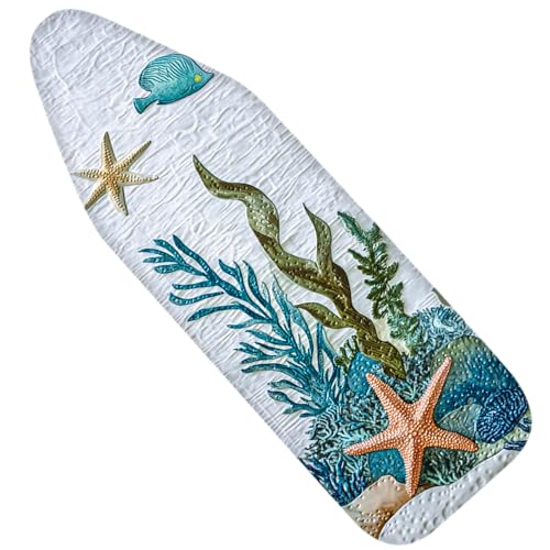 Nuxovilar Sea Creature Ironing Board Cover 15x54 Inches Polyester - color: Yye01850, size: 15×54 inch