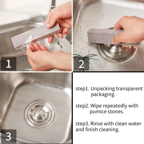 Chengu 60 Pcs Pumice Stone for Cleaning,Pumices Sticks for Stove Toilet