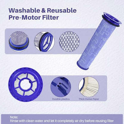 2 Pack Vacuum Ball Animal 2 Filter Replacement for D-yson DC41