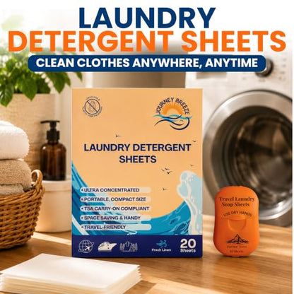 Travel Laundry Detergent Sheets Bundle – 50 Count Hand Wash + 20 Count Hand/Machine Wash Laundry Detergent Sheets for Sink Washing in Hotels, Cruises, Camping & Backpacking - style: Pocket Sheets (50) + Machine Wash Backup Sheets (20)