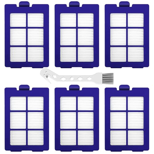 6-Pack X8 Replacement Filters for Eufy RoboVac X8/X8 Hybrid Robot Vacuum - HEPA Washable Filter Accessories with 3-Layer Filtration System - style: 6Pcs X8 Filter