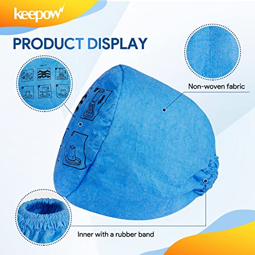 KEEPOW 10 Pack VRC2 Cloth Filter Compatible with Vacmaster - size: 10 Pack
