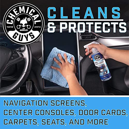 Chemical Guys, Total Interior Cleaner & Protectant with 3 Microfiber Towels - size: 16 Fl Oz + 3 Towels, style: Fresh + Towels