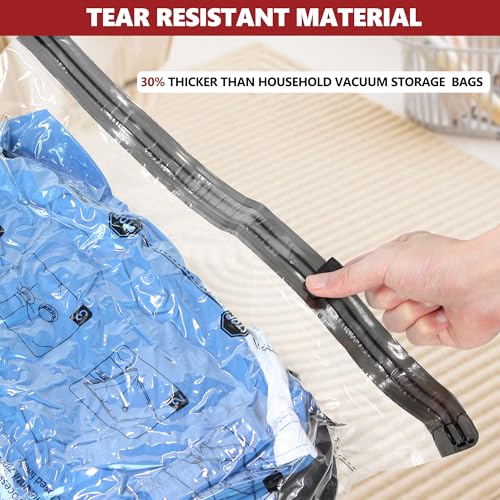 Vacuum Seal Bags for Clothing Travel and Home Storage, Travel Vacuum Bags with Electric Pump, Space Saver Compression Packing Cubes for Luggage Suitcase Bedding Blankets Clothes, 10 Medium - size: 10 Medium