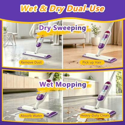 FIXSMITH Power Mop Pads Compatible with Swiffer Power Mop, 16 Pack Reusable PowerMop Refills for 13"-15" Spray Mops, Microfiber Household Replacement Pad for Floor Cleaning - size: 16 Pack
