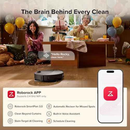 roborock Qrevo Edge 2 Robot Vacuum and Mop, 25,000Pa, 3.14'' Ultra-Slim - color: Black01