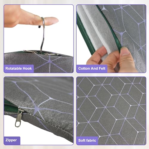 Steamer Board for Clothes,Stand for Steaming Clothes,Steamer Pad,Hanging Ironing Board (Steamer Board + Ironing Gloves) - color: Steamer Board + Ironing Gloves