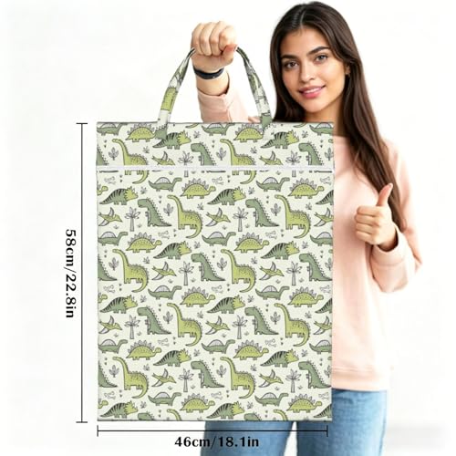 Miniature Dinosaurs Green Bones Travel Laundry Bags Cloth Diaper Wet Bags Handle Washable Dirty Clothes Bags Wet Dry Bag Suitcase Gym Swimming Pool College Dorm Wet Bag - color: 1 PC5, size: One Size