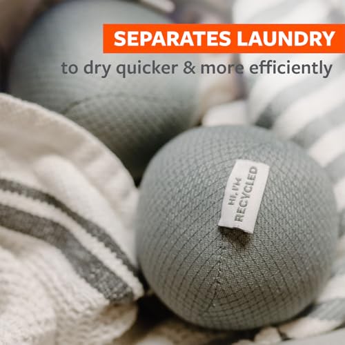 Full Circle Quiet Giant Anti-Static Dryer Balls, Removes Static, Vegan