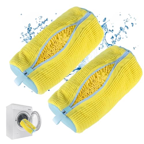 MACTANO Shoe Washing Machine Bag, Sneaker Cleaning Laundry Shoe Bag for Washer Dryer 2PCS