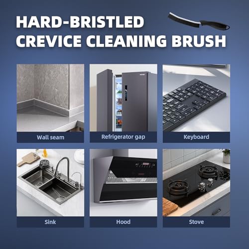 CLEANGOR Crevice Cleaning Brushes, Cleaner Scrub Brush Tool for Tight Space