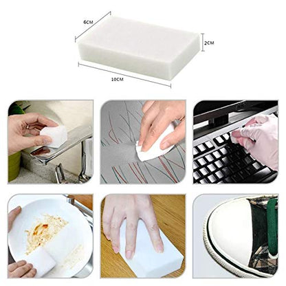 10 Pcs/lot Magic Sponge Eraser Multi-Functional Melamine Foam Cleaner 100x60x20mm
