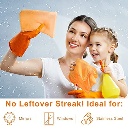 Nuenen Car Microfiber Clean Cloths, Yellow, 16 x 16 Inch, 60 Pcs - color: Yellow, size: 16 x 16 inches