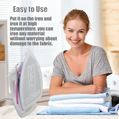 FQTANJU Iron Protector Cover for SilverStar Brand ES-85-AF - Aluminum Steam Iron Shoe Cover with Vented Design (2 Pack) - Prevents Burns & Protects Fabrics