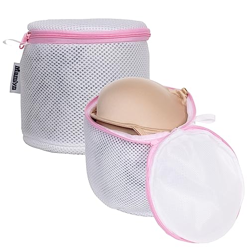 Mamlyn Mesh Bra Bags for Washing Machine, Lingerie wash Bags for Laundry - size: 4 Small 6X6