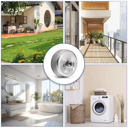 Retractable Clothesline, SUS304 Wall Mounted Clothes Line with 9.2FT Adjustable Nylon Cord for Shower, Bathroom, Laundry Room (Brushed Silver) - size: Brush Sliver