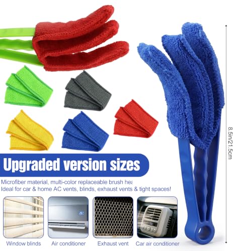 2Pcs Blind Cleaning Tool, Blinds Cleaner Tool with 6 Sleeves