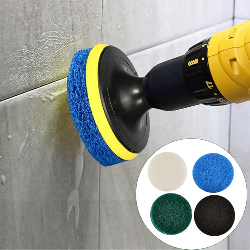 32 Pcs Electric Cleaning Brush Pad Set Fit for Dremel Versa Cleaning Brush