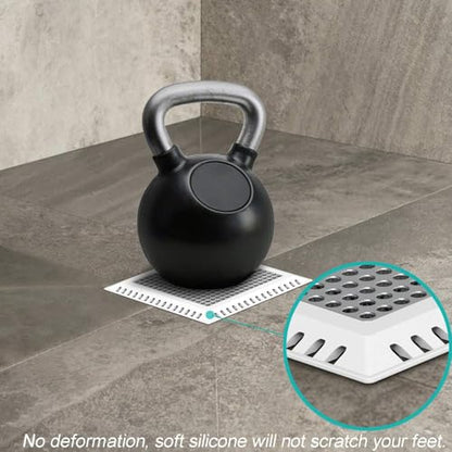 Aojuxix Shower Drain Hair Catcher/Drain Strainer/Shower Drain Cover - color: Gray, size: 4 inch