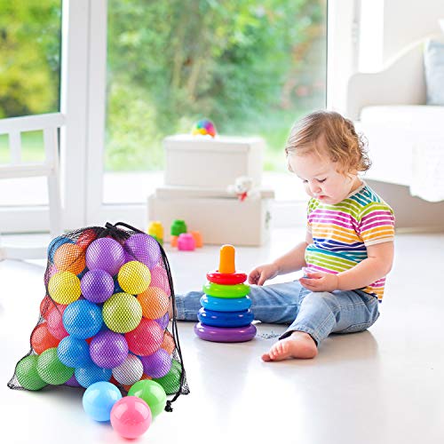 KUUQA 10 Pcs Mesh Drawstring Bag, Black, 13"x15.5" - color: Black, size: 13"x15.5"