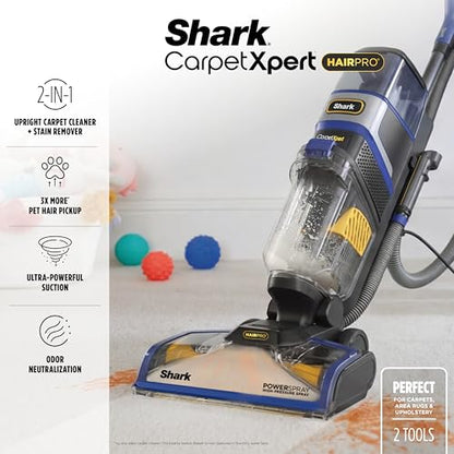 Shark CarpetXpert HairPro Carpet & Built-in Stain Cleaner, 2 Tools EX251BRN - style: CarpetXpert HairPro + Spot & Stain